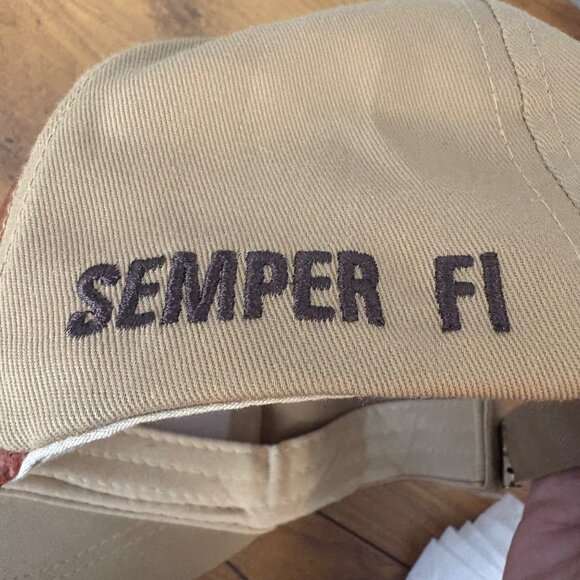 U.S. Marines Cap USMC Emblem Patch Bradford Exchange Adjustable Officially Lic. - Picture 9 of 9